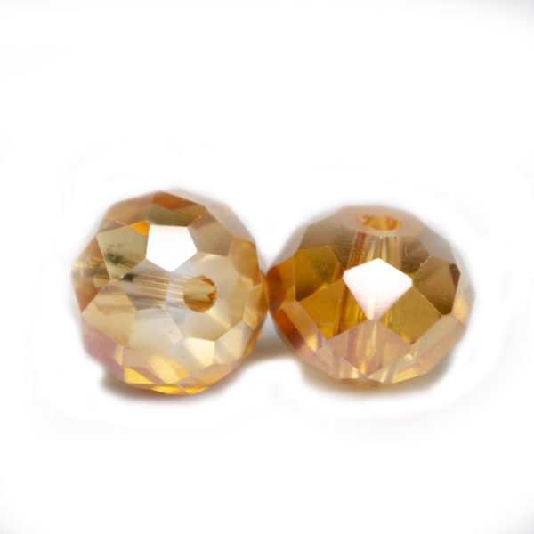 Cristal Amarillo Oscuro 10MM