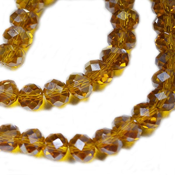 Cristal Amarillo Oscuro 10MM