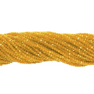 Cristal Amarillo Oscuro 10MM
