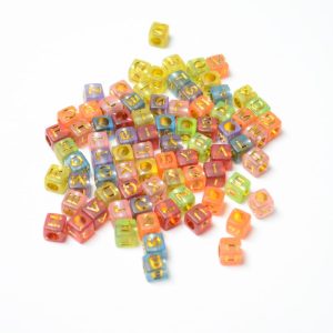 Ensambles letras cuadradas colores