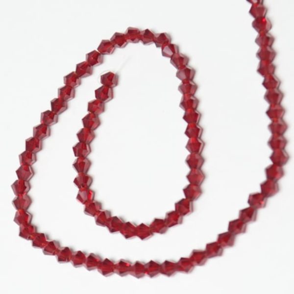 Rombo cristal vinotinto 4MM