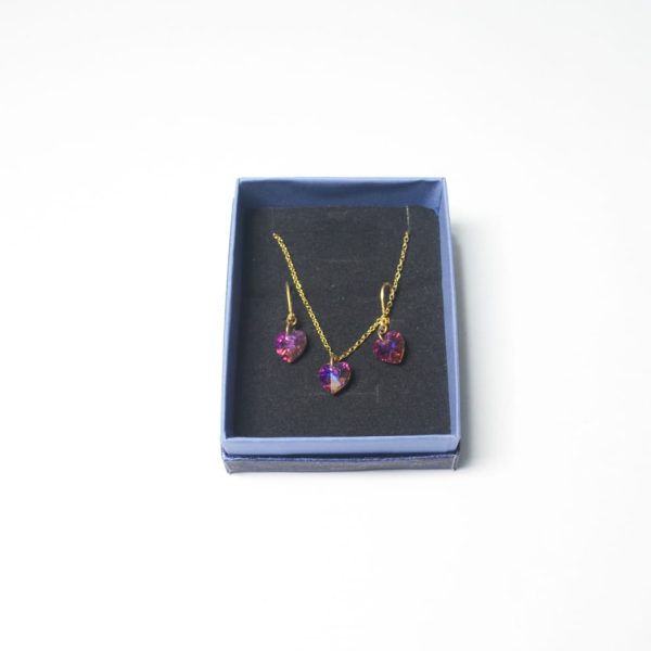 Corazón en Swarovsky