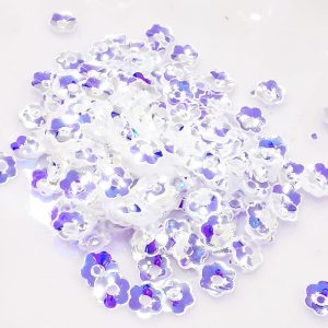 Flor Blanco Tornasol 4MM JP (AG)